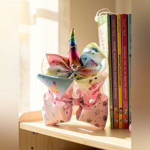 Colorful Unicorn Hair Bows